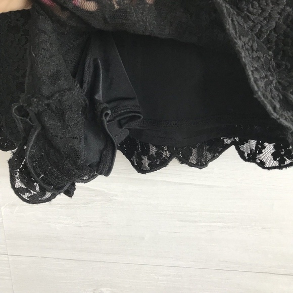 Free People Lace Overlay Elastic Waist Shorts - Picture 3 of 6